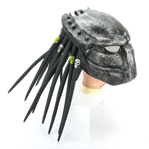 Predator full face latex mask - latex,